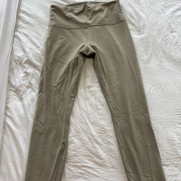 Lululemon Light Grey Leggings - Picture 1 of 4